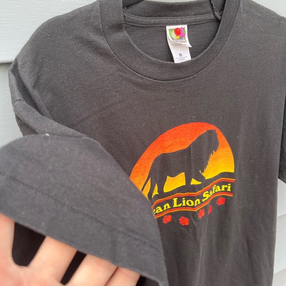 Vintage African Lion Safari T-Shirt / L - Picture 4 of 7
